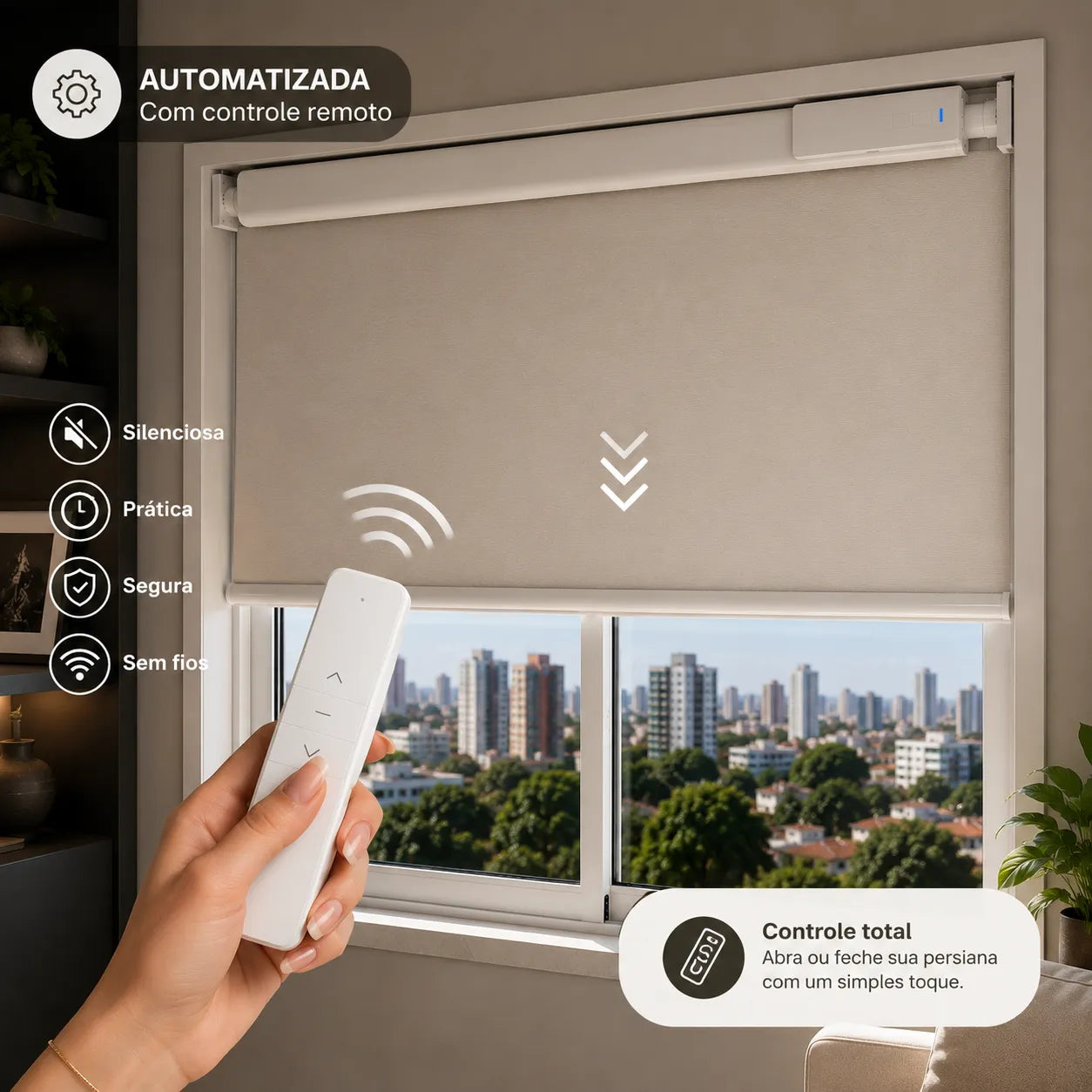 Persiana Universal Automatizada - Poucas Unidades